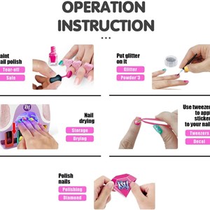 ست آرایشی و طراحی ناخن Fashion Nail Art_ اکسسوری